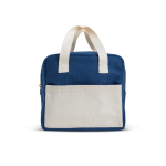 Koeltas met korte handgrepen en stevige aluminium isolatie 4 kg kleur marineblauw