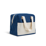 Koeltas met korte handgrepen en stevige aluminium isolatie 4 kg kleur marineblauw