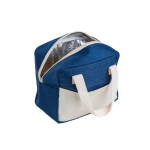 Koeltas met korte handgrepen en stevige aluminium isolatie 4 kg kleur marineblauw