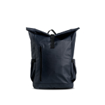 Oprolbare rugzak met PU-coating en laptopvak 15,6'' kleur zwart