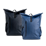 Oprolbare rugzak met PU-coating en laptopvak 15,6''