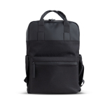 Uitschuifbare rugzak van imitatieleer voor 14''-pc kleur zwart