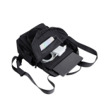 Uitschuifbare rugzak van imitatieleer voor 14''-pc