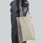 Gerecyclede katoen melange tas met lange hengsels, tot 8 kg