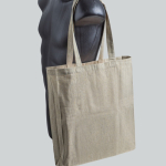 Tas van gerecycled katoen melange met hengsels 150 g/m²