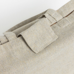 Opvouwbare katoenen tas met bodemvouw en hengsels 150 g/m²