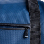 Stevige sport- of weekendtas met coating van kunstleer