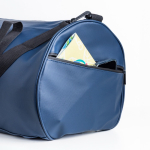 Stevige sport- of weekendtas met coating van kunstleer