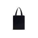 Premium papieren tas met matte afwerking en handvaten 4kg kleur zwart