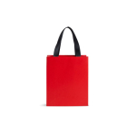 Premium papieren tas met matte afwerking en handvaten 4kg kleur rood