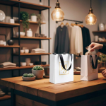 Premium papieren tas met matte afwerking en handvaten 4kg