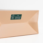 Premium papieren tas met matte afwerking en handvaten 4kg