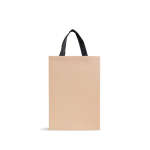 Premium papieren tas met matte afwerking en handgrepen 7kg kleur beige