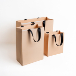 Premium papieren tas met matte afwerking en handgrepen 7kg