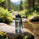 Herbruikbare fles met fliptop-dop en lekvrije sluiting 700 ml
