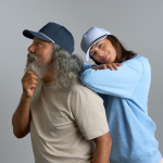 5-panel baseball pet met snapbacksluiting