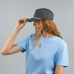 5-panel baseball pet met snapbacksluiting