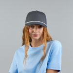 5-panel baseball pet met snapbacksluiting