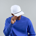5-panel baseball pet met snapbacksluiting