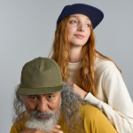 Onversterkte 5-panel cap met gerecyclede platte klep ReTraze®
