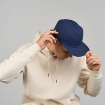 Onversterkte 5-panel cap met gerecyclede platte klep ReTraze®