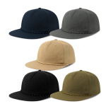 Onversterkte 5-panel cap met gerecyclede platte klep ReTraze®