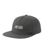 Onversterkte 5-panel cap met gerecyclede platte klep ReTraze®