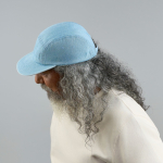 Ongestructureerde 5-panel campercap met platte klep
