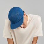 Ongestructureerde 5-panel campercap met platte klep