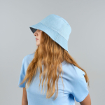 Panamahoed van denim katoen, geverfd met DyStar®