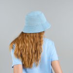 Panamahoed van denim katoen, geverfd met DyStar®