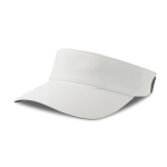 Lichte zonneklep met verstelbare elastische band en DryTech-stof kleur wit/zwart