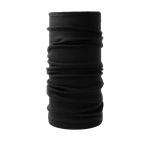 Thermoregulerende nekwarmer van gerecyclede merinowol kleur zwart