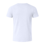 Wit T-shirt met korte mouwen en ronde hals 150 g/m²