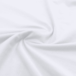 Wit T-shirt met korte mouwen en ronde hals 150 g/m²