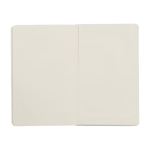 Moleskine gelijnd notitieboek met elastische sluiting kleur wit