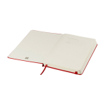 Moleskine gelijnd notitieboek met elastische sluiting kleur donkerrood tweede weergave