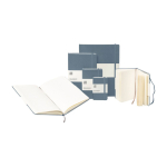 Moleskine gelijnd notitieboek met elastische sluiting kleur grijsachtig blauw vijfde weergave