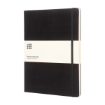 Moleskine Classic XL notitieboek met harde kaft, gelijnde pagina’s kleur zwart