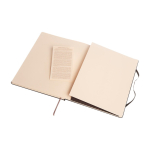 Moleskine Classic XL notitieboek met harde kaft, gelijnde pagina’s kleur zwart derde weergave