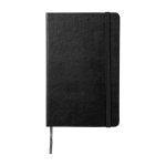 Moleskine Classic middelgroot gelijnd notitieboek met harde kaft kleur zwart tweede weergave voorkant