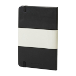 Moleskine Classic middelgroot gelijnd notitieboek met harde kaft kleur zwart derde weergave achterkant