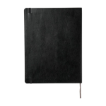 Moleskine Classic gelijnde notebook, zachte kaft en sluiting kleur zwart tweede weergave achterkant