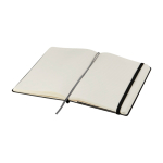 Moleskine Classic gelijnde notebook, zachte kaft en sluiting kleur zwart vierde weergave