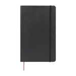 Moleskine Classic gelijnd notitieboek met zachte kaft kleur zwart tweede weergave voorkant