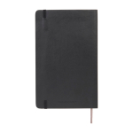 Moleskine Classic gelijnd notitieboek met zachte kaft kleur zwart tweede weergave achterkant