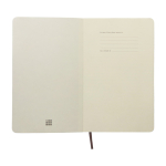Moleskine Classic gelijnd notitieboek met zachte kaft kleur zwart derde weergave voorkant