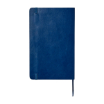 Moleskine Classic gelijnd notitieboek met zachte kaft kleur blauw tweede weergave achterkant
