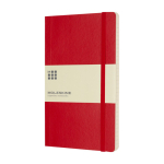 Moleskine Classic gelijnd notitieboek met zachte kaft kleur donkerrood