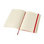 Moleskine Classic gelijnd notitieboek met zachte kaft kleur donkerrood vierde weergave